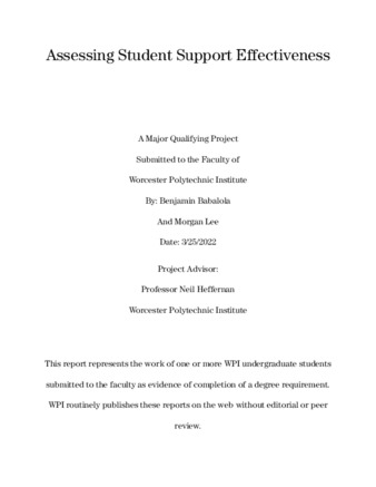 Assessing Student Support Effectiveness thumbnail