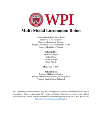 Multi-modal Locomotion robot thumbnail