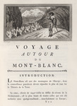 Saussure, Voyage autour du Mont Blanc, 1779 la vignette